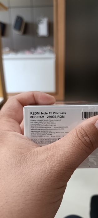 Redmi Note 15 pro 8/256 Yengi ochilmagan