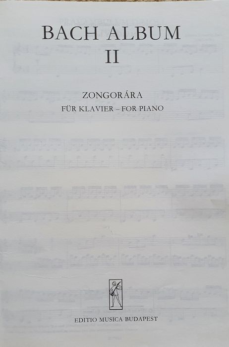 Альбом произведений Бах ноты