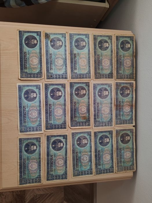Colecție bancnote vechi românești – aproximativ 92 bucăți – pentru col