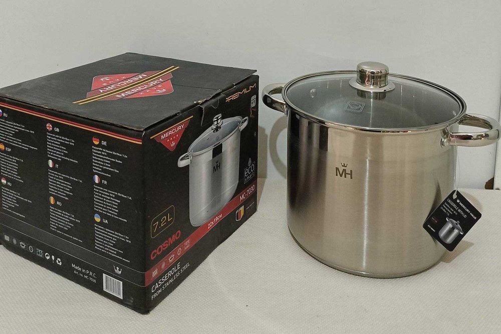 ТОП Премиум Тенджера от Неръждаема стомана MERCURY HAUS COSMO PREMIUM