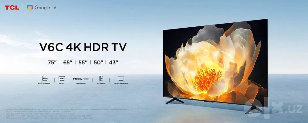 Шикарный Качественный TCL V6C 50"! Почти новый. Для Дома и медиа супер