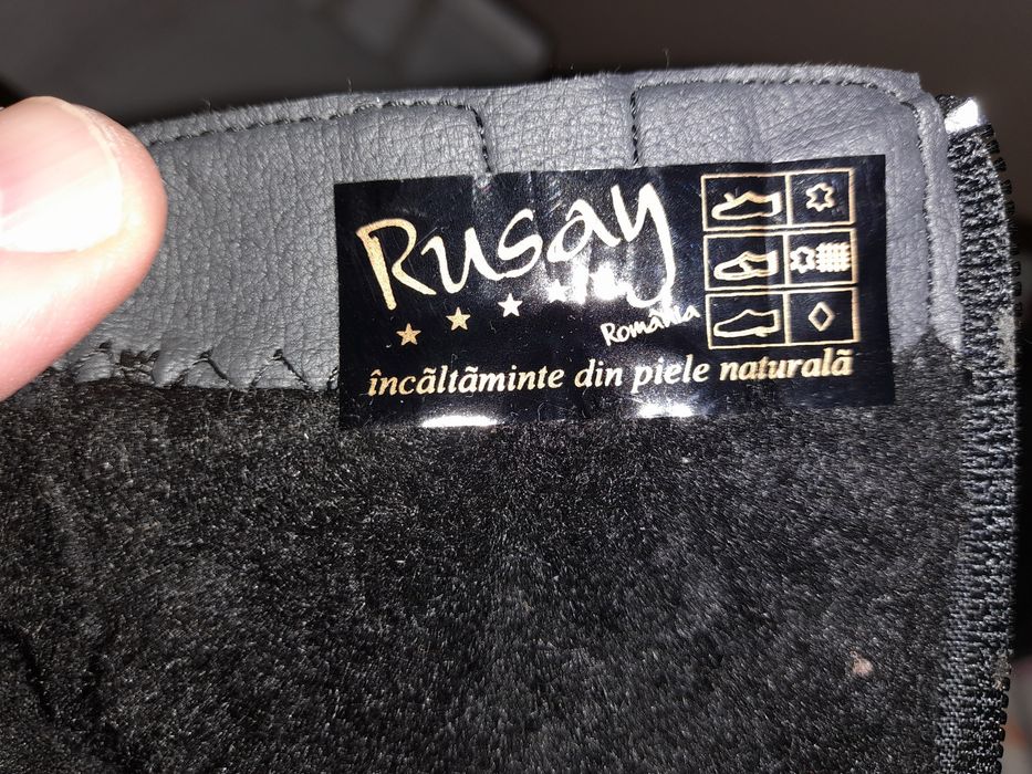 Cizme de piele naturala