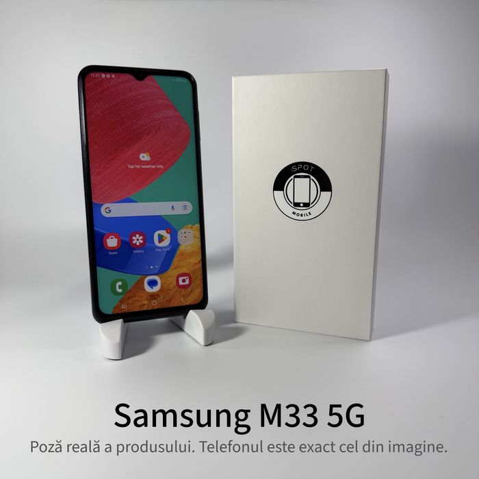 ispotmobile.ro Samsung M33 5G , 128 gb / 8 gb , Garantie 2 ani + cadou