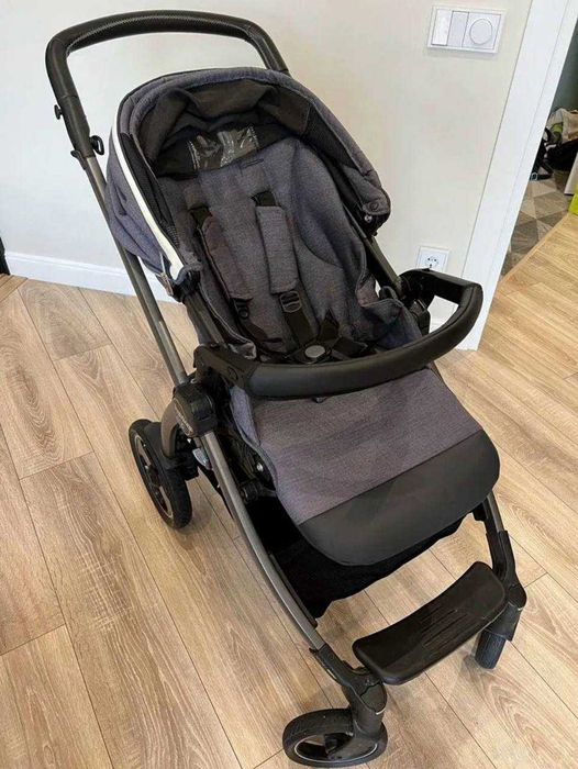 Коляска Peg Perego 3 в 1 бу серая