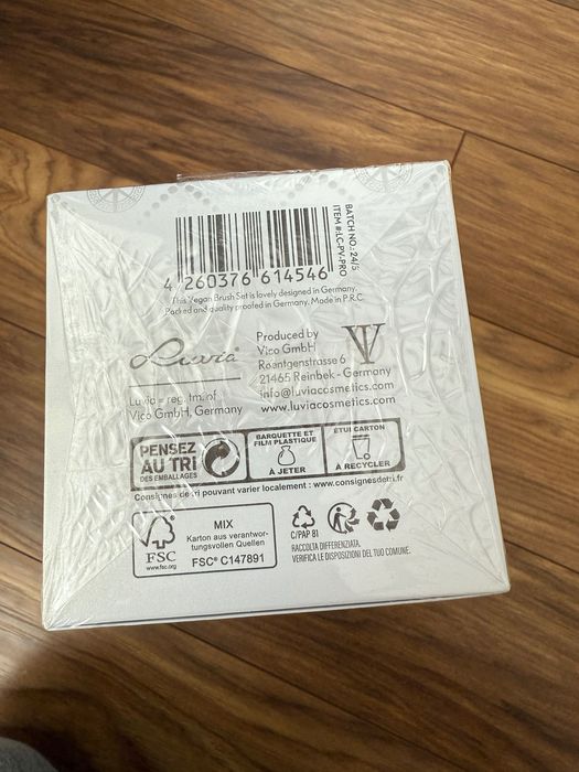 Комплект четки за грим Luvia Cosmetics Prime Vegan Pro