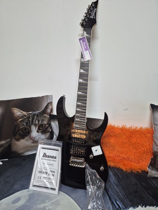 Chitara electrica Ibanez GRG170DX-BKN Black Night 2025 ! Nou!
