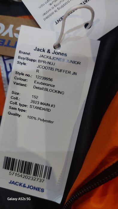 Яке за дете 10-12 години Jack & Jones