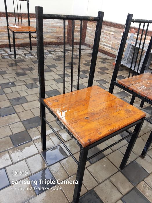 7 dona ishlatilgan temir stul sotiladi