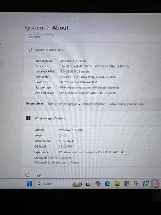 Vand Laptop Asus Zenbook Flip S UX370U Intel i7 - 16 GB RAM Cluj-Napoca ...