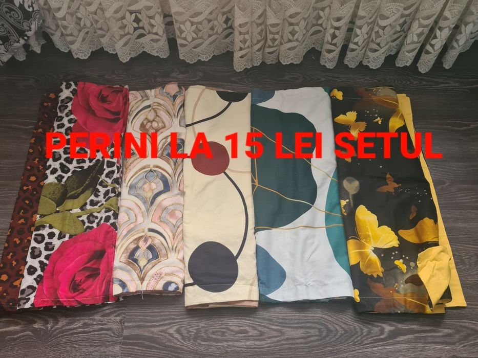 Seturi perini  bumbac la 15 lei setul Timișoara
