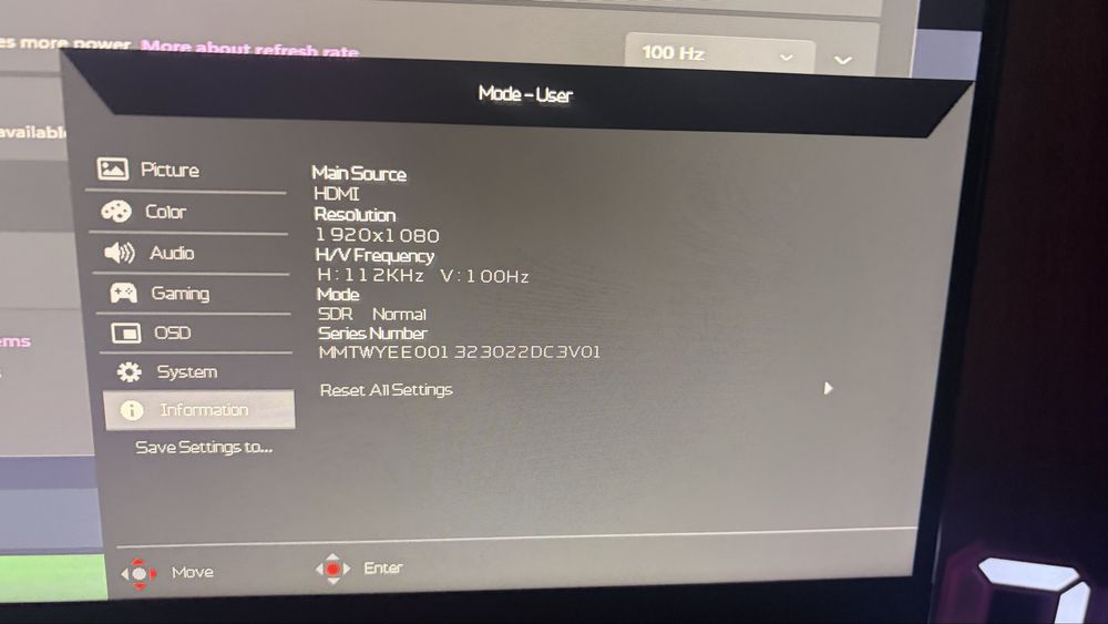 Acer QG240Y H3 – 24’’, 100Hz