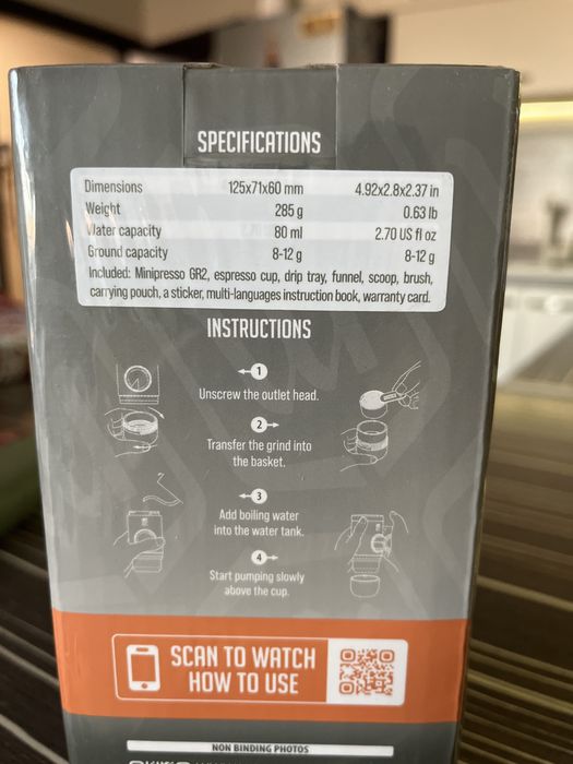 Wacaco minipresso