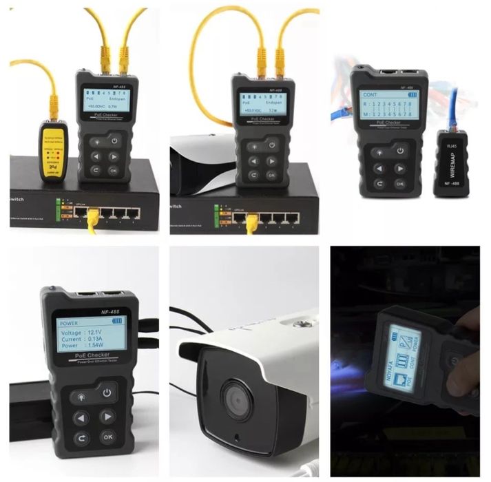 Многоцелевой сетевой РОЕ тестер NF-8209