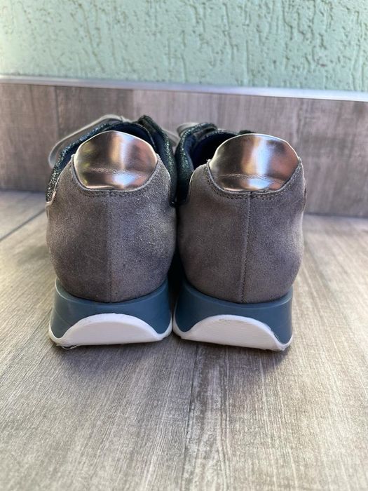 Sneakers din piele naturala