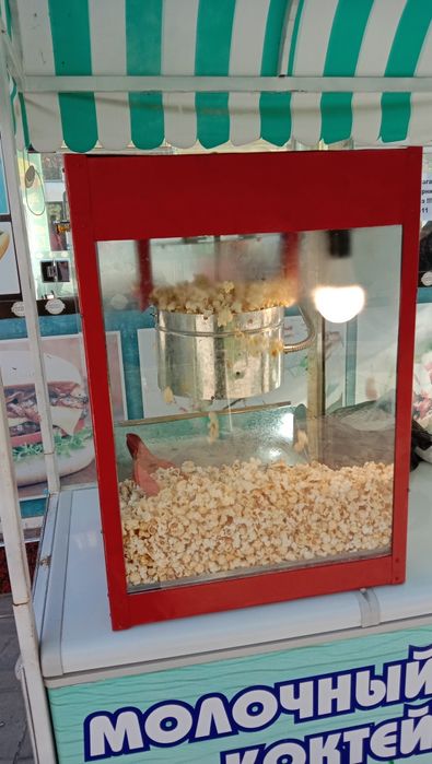 Янги Попкорн аппарат сотилади чикаришига гап йук 100 фоиз гарантия.