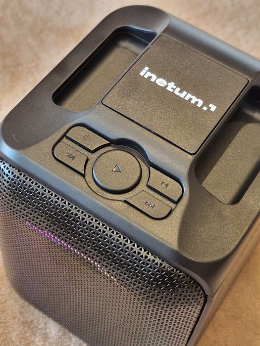 Активна блутут колонка с 2 микрофона за караоке