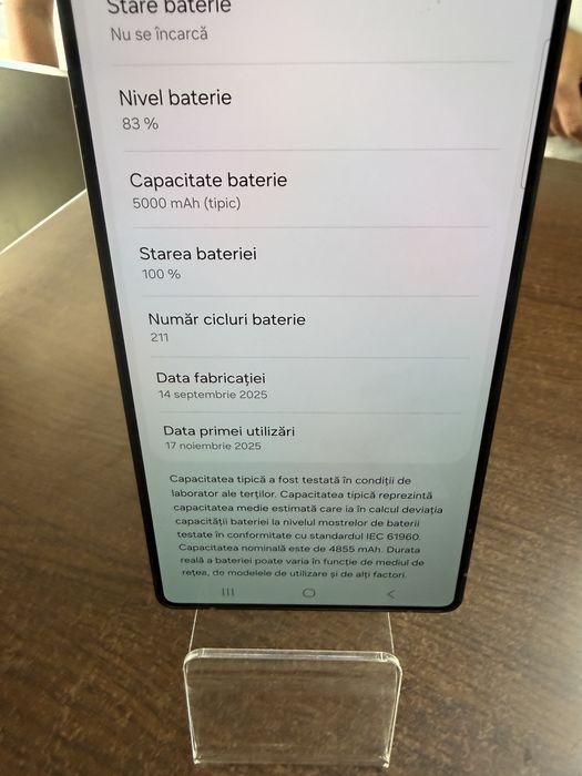 Vand Samsung S25 Ultra 256Gb Black