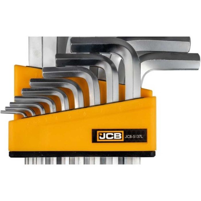 Комплект Г-образни удължени шестограми 13 части JCB
