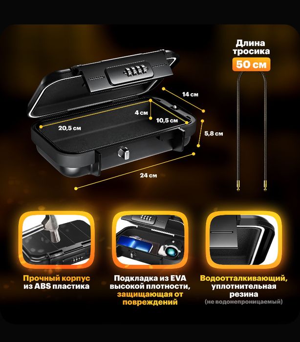 Мини сейф для авто и не только.