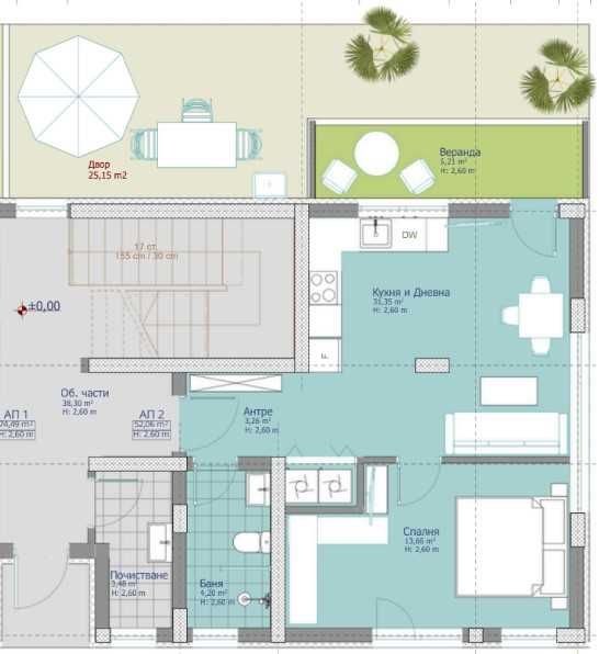 Продава се Двустаен апартамент в Пловдив, Прослав - 107 кв.м за 1003 €/кв.м - Снимка #3