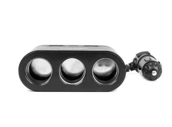 Разклонител №2113-1 за запалка 3-ка + 2 USB + C-Type