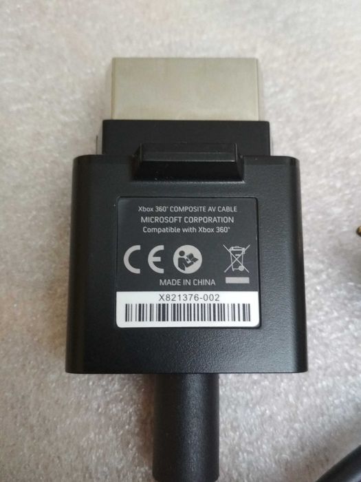 кабель xbox 360 тюльпан к телевизору