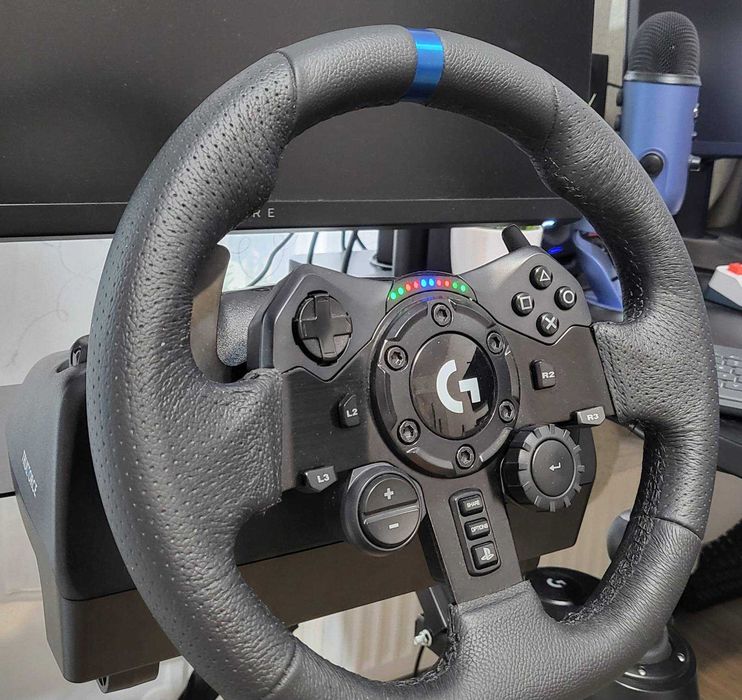 Volan Logitech G923 (PS4/PS5/PC) + Schimbător de viteze - Setup Complet