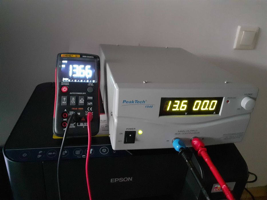 Sursa alimentare Peaktech 1540 : 1-16V / 40A