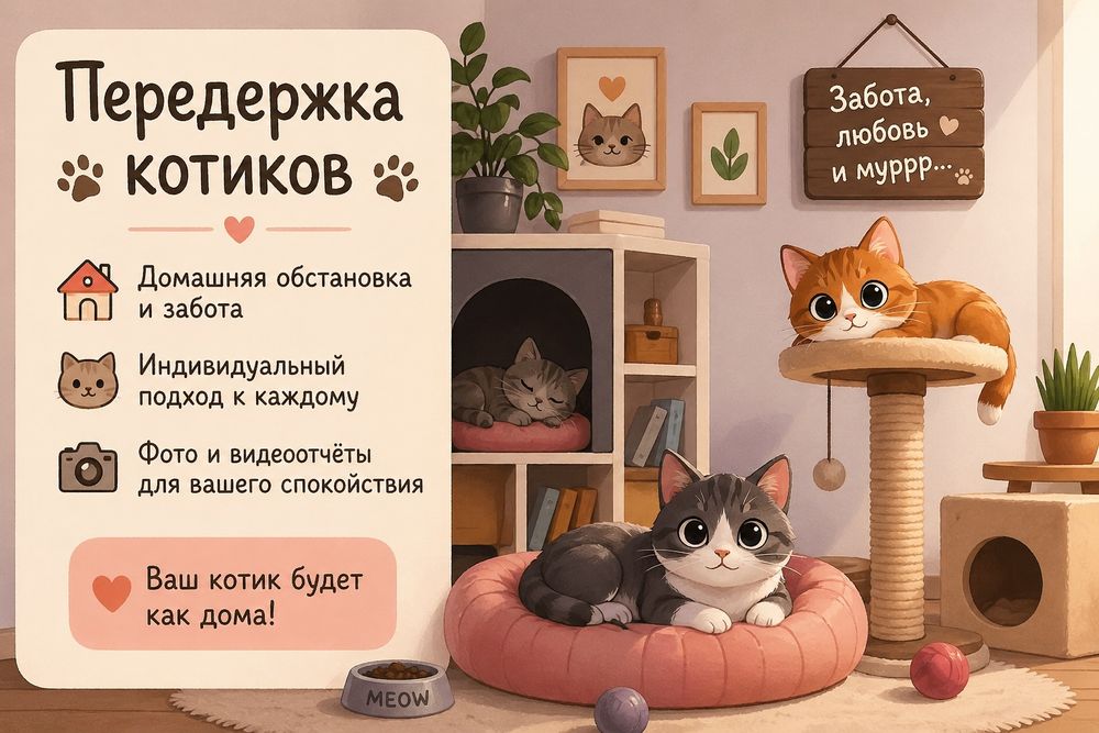 Передержка кото-гостиница в Самарканде