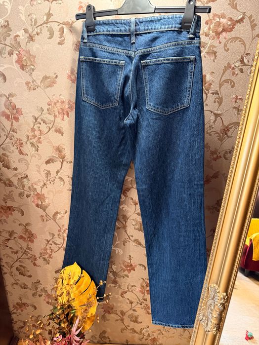 Дънки с кристали ZARA, дънки с камъни