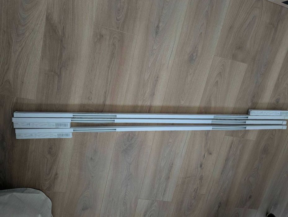 VIDGA - IKEA - единичен корниз за таван и плъзгачи и кукичка