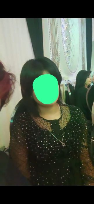 Чёрная вечерная платье!