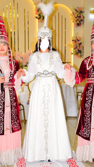 Платье на узату, национальное платье казахское бу сырга салу/узату той