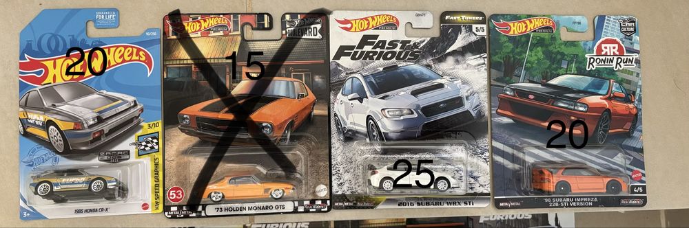 Колички Hot wheels