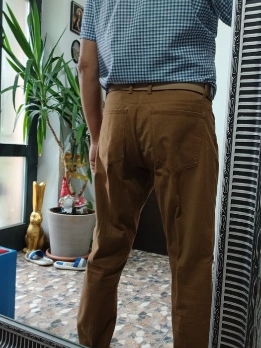 Pantaloni barbati din denim catifelat marca C&A masura 34/34 noi