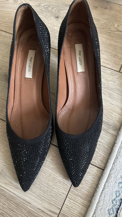 Туфли женские с блестками