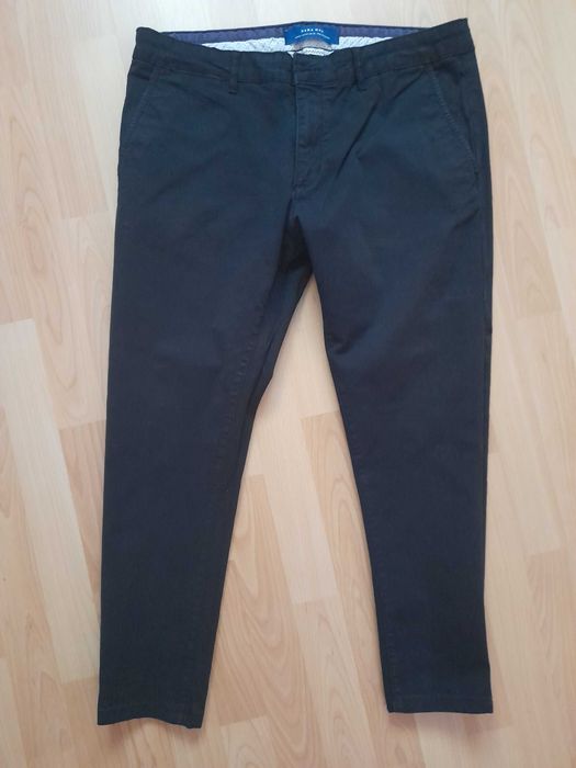 Blugi ZARA Man skinny barbat marime 46 culoare negru