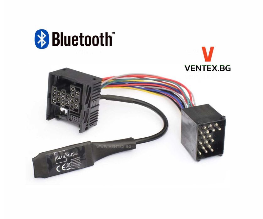 Bluetooth аудио адаптер за BMW E46 E39 E38 MINI Roundpin блутут бмв
