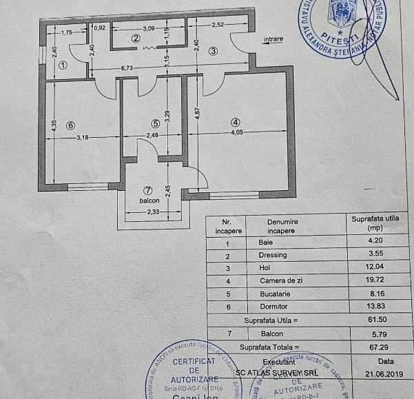 Apartament doua camere în bloc nou în Balcescu Residence