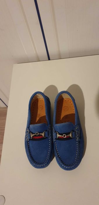 детски велурени мокасини