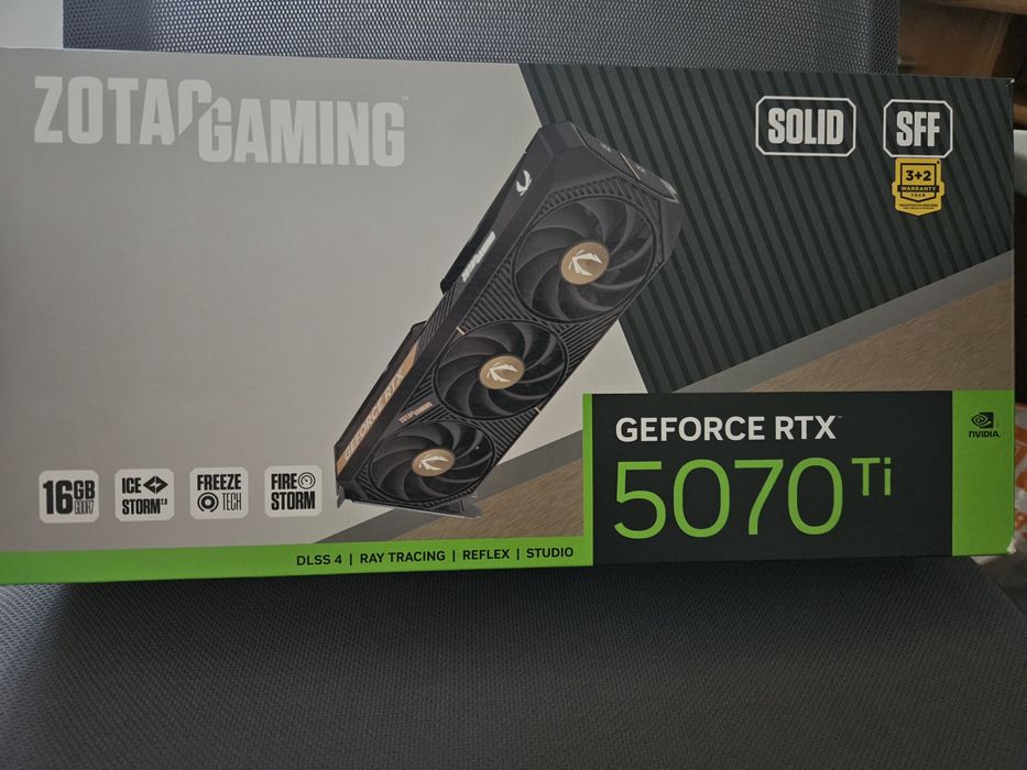 Видеокарта RTX 5070ti Zotac Solid