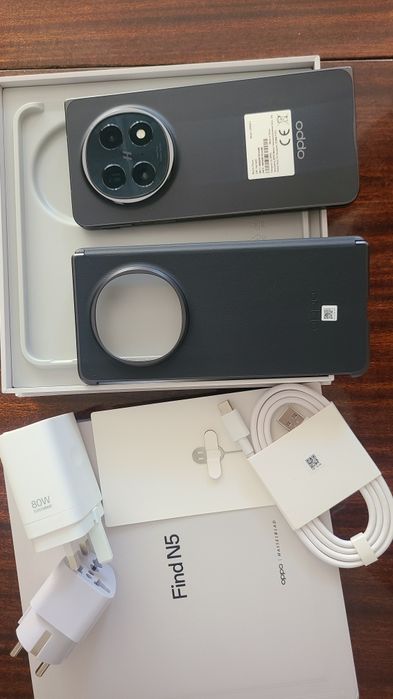 Oppo Find N5 Dual sim 5G с Android auto най-тънкият сгъваем тел.