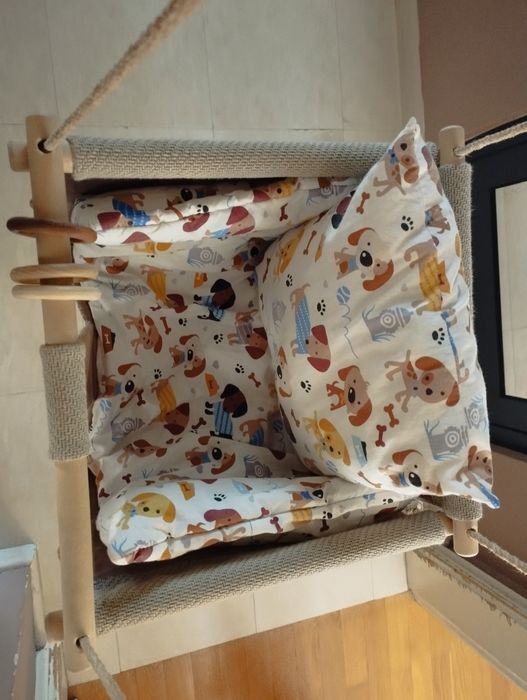 Бебешка люлка от естествени материали