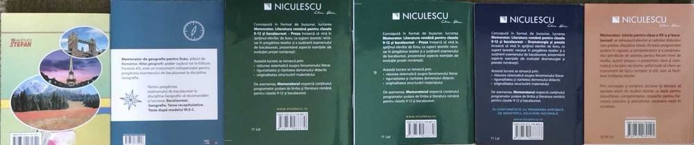 Memoratori diferite pentru pregatire de Bacalaureat