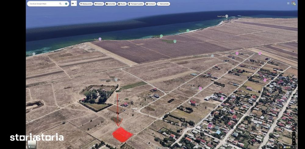 Teren Eforie Sud 320mp intravilan plaja tuzla