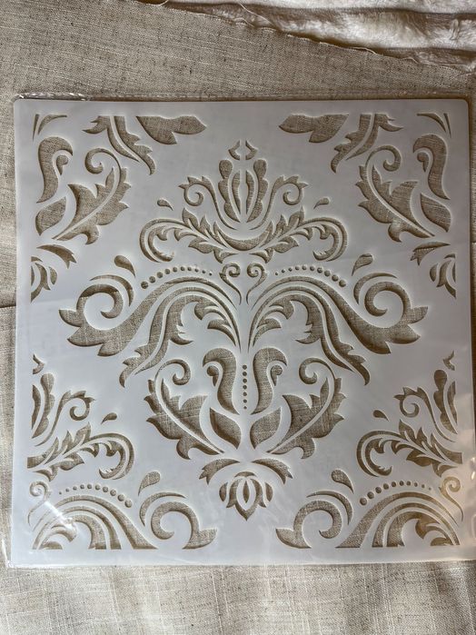 Шаблон за тебеширена боя 30x30см, мазилка, боядисване, декорация