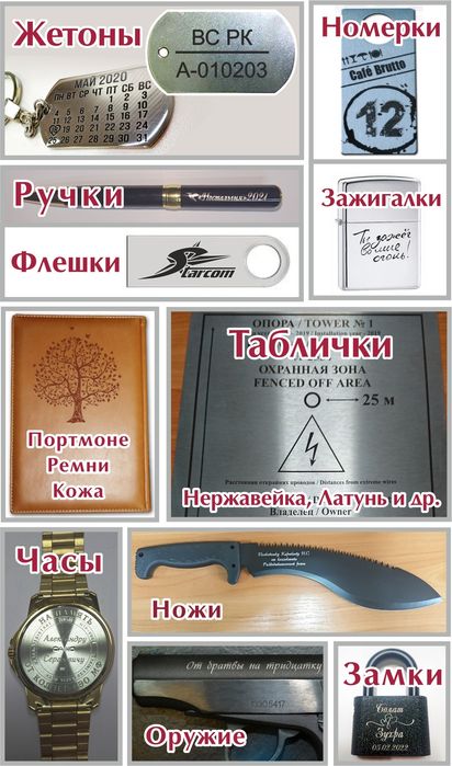 Лазерная гравировка  на металле жетон подарок кубок табличка  шильдик