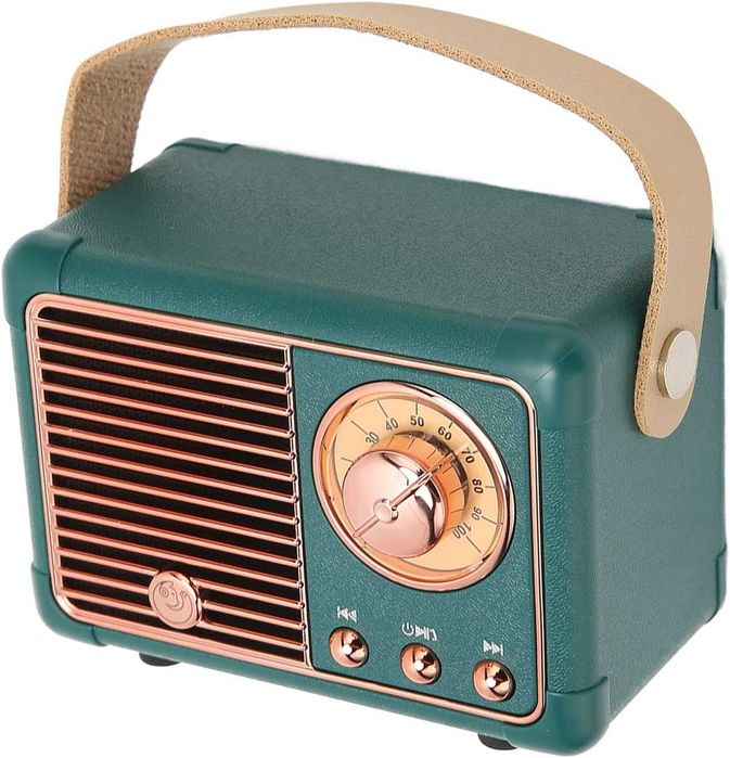 Ретро Bluetooth високоговорител, 360-градусов