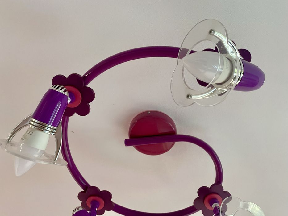 Lustra dormitor fete mov