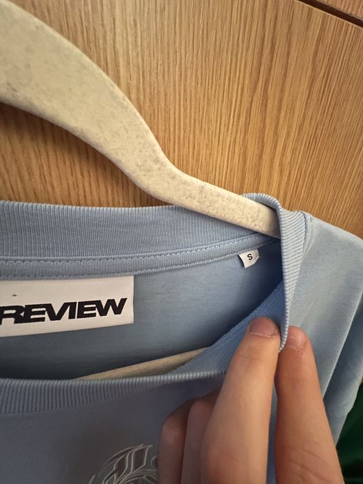 Tricou Review bleu